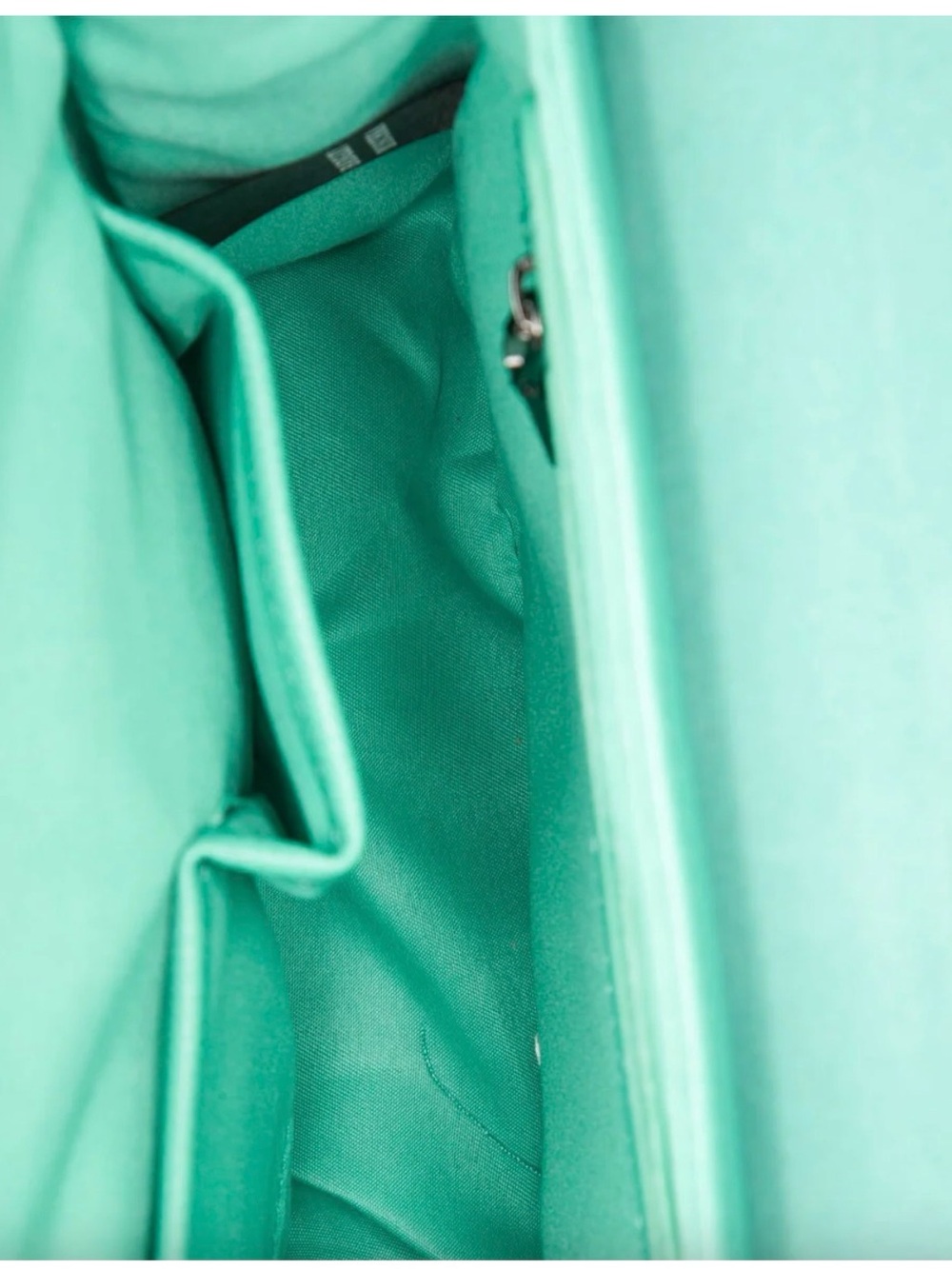 Badgley Mischka Teal Top-Handle Satchel - Picture 5 of 5